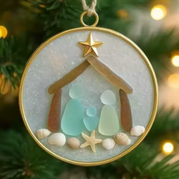 Sea Glass Ornanment